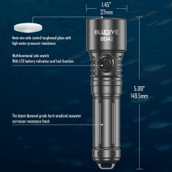ADC BD42 | 2500 LUMENS | LINTERNA DE SUBMARINISMO Y PESCASUB