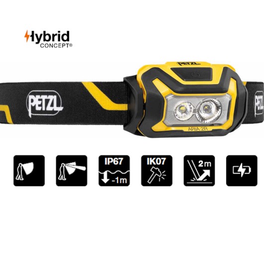 PETZL ARIA 2R | 625 LUMENS | LINTERNA FRONTAL
