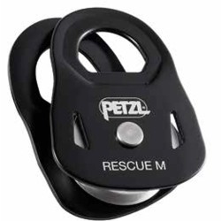 PETZL RESCUE M | BLACK | POLEA ALTA RESISTENCIA Y RENDIMIENTO