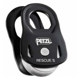 PETZL RESCUE S | BLACK | POLEA ALTA RESISTENCIA Y RENDIMIENTO