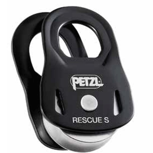 PETZL RESCUE S | BLACK | POLEA ALTA RESISTENCIA Y RENDIMIENTO