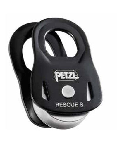PETZL RESCUE S | BLACK | POLEA ALTA RESISTENCIA Y RENDIMIENTO