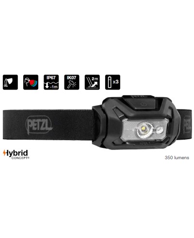 PETZL ARIA 1 RGB | BLACK | 350 LUMENS | LINTERNA FRONTAL