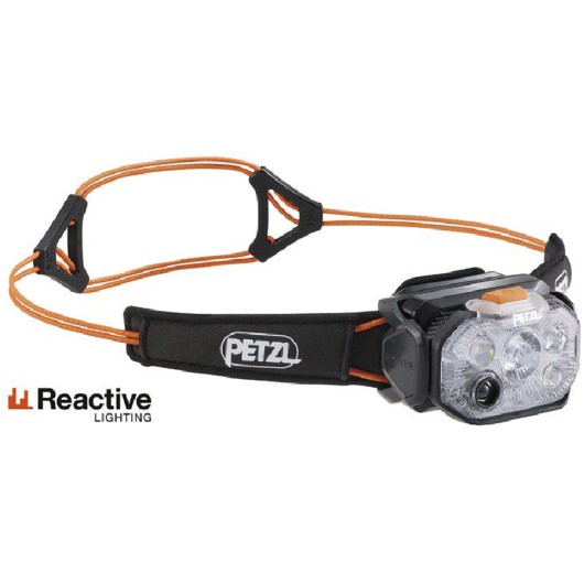 PETZL SWIFT RL | BLACK ORANTE | 1200 LUMENS | LINTERNA FRONTAL