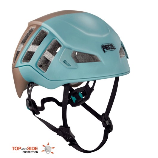 PETZL METEOR | SMOKED BLUE/ BROWN | CASCO ESCALADA Y ALPINISMO