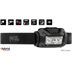 PETZL ARIA 2R | 625 LUMENS | BLACK | LINTERNA FRONTAL