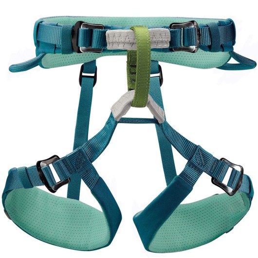 PETZL MACCHU | ATLANTIC BLUE | ARNÉS ESCALADA | ARNÉS NINOS