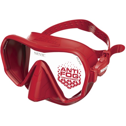 SEAC SUB MÁSCARA PURA ANTIFOG / ROJA