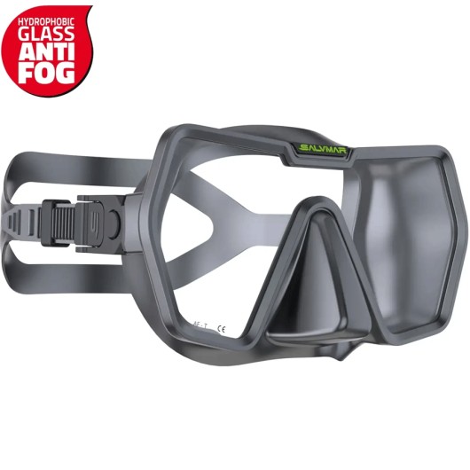 SALVIMAR MÁSCARA DRAKE CORREA SILICONA / GRIS