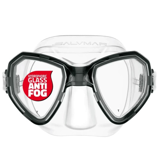 SALVIMAR MORPHEUS ANTIFOG TRANSPARENTE / NEGRA