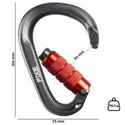 FIXE DUC AUTO HMS | MOSQUETÓN TIPO HSM