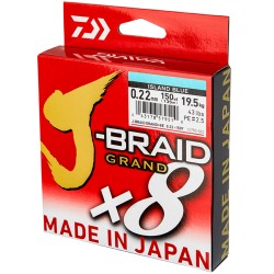 DAIWA  J BRAID GRAND X8 150M MULTICOLOR