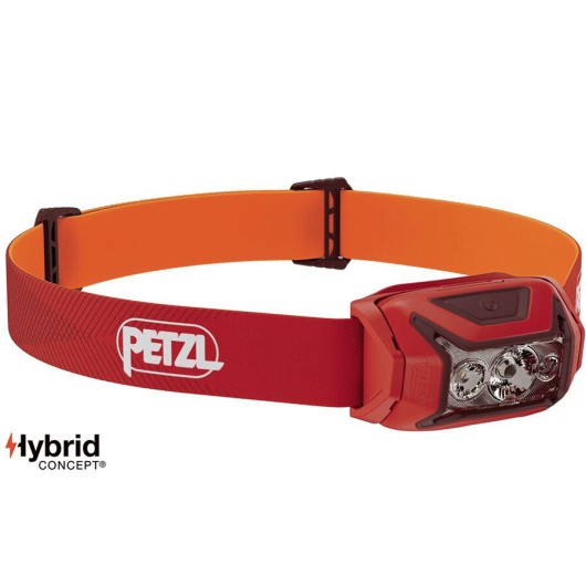 PETZL ACTIK | RED | 450 LUMENS | LINTERNA FRONTAL