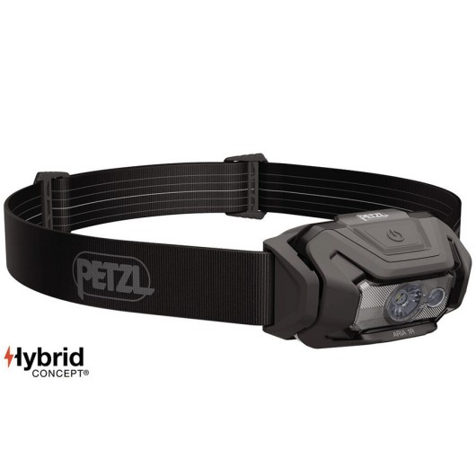 PETZL ARIA 1R RGB | BLACK| 475 LUMENS | LINTERNA FRONTAL
