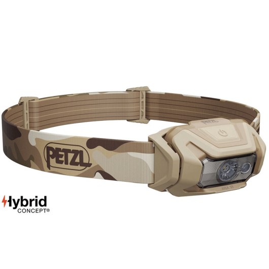 PETZL ARIA 1R RGB | CAMO| 475 LUMENS | LINTERNA FRONTAL