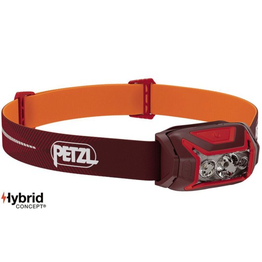 PETZL ACTIK CORE | 625 LUMENS | RED | LINTERNA FRONTAL