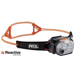 PETZL SWIFT RL | BLACK ORANGE | 1200 LUMENS | LINTERNA FRONTAL