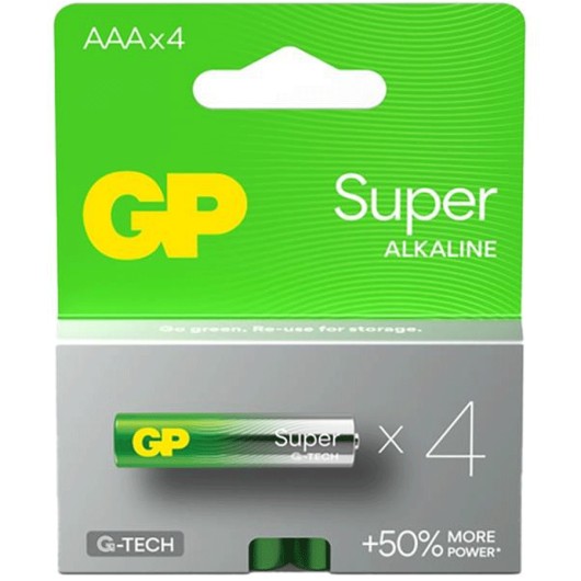 GP BATTERIES LR03 AAA | SUPER ALCALINA