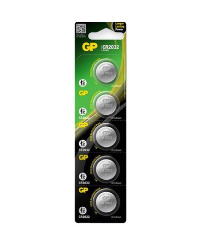GP BATTERIES CR 2032 | SUPER ALCALINA | UNIDAD.