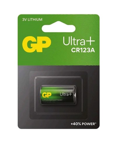 GP BATTERIES CR123A | ULTRA + | UNIDAD.