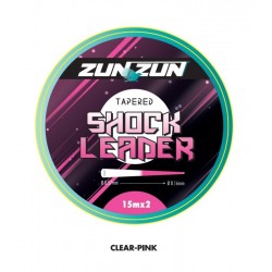 BICOLOR TAPERED LEADER SHOCK LEADER 2x15 ZUNZUN adcsportshop.com